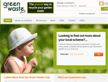Tablet Screenshot of greenwasteclub.co.uk